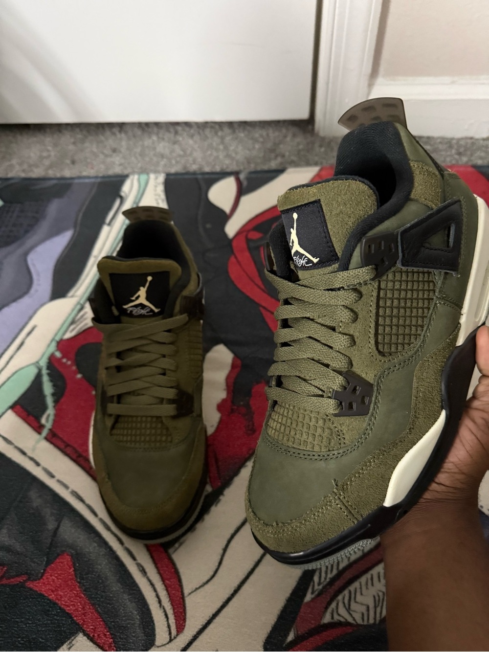 Jordan 4 Olive craft